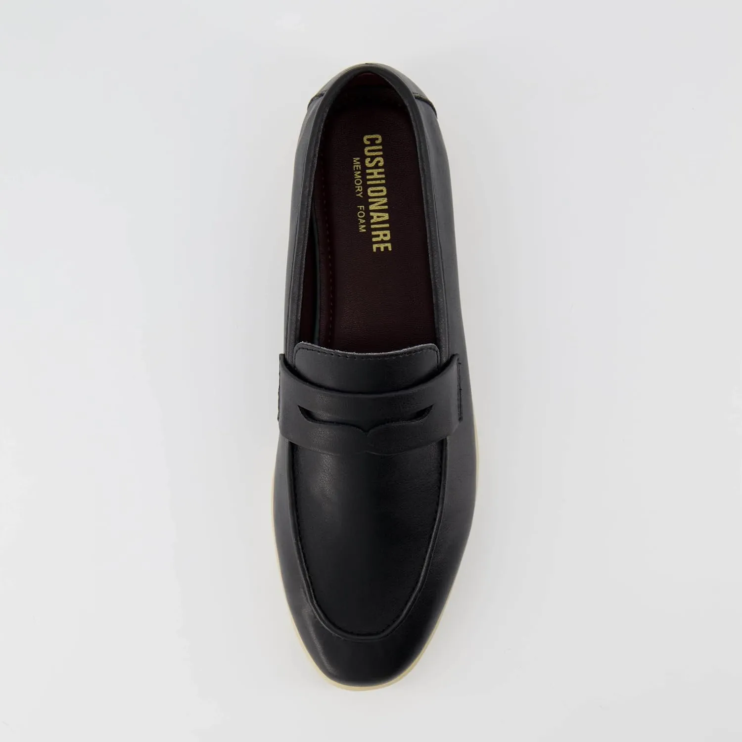 CUSHIONAIRE Women's Jetset Slip on Loafer  Memory Foam, Wide Widths Available