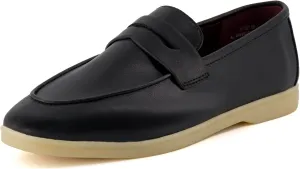 CUSHIONAIRE Women's Jetset Slip on Loafer  Memory Foam, Wide Widths Available