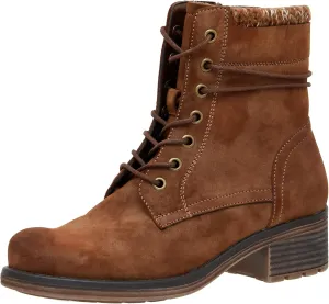 CUSHIONAIRE Women's Rena Lace up boot  Memory Foam