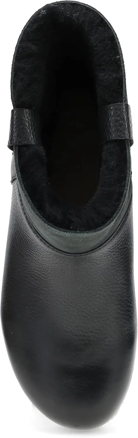 Dansko McKenzie Seasonal Bootie for Women on Patented Stapled Construction -Shearling Shaft for Cozy Comfort