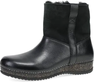 Dansko McKenzie Seasonal Bootie for Women on Patented Stapled Construction -Shearling Shaft for Cozy Comfort