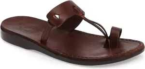 David - Leather Open Toe Sandal - Mens Sandals