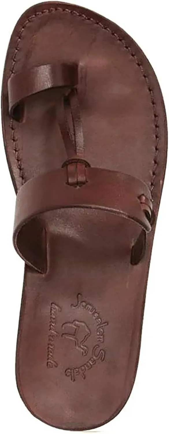 David - Leather Open Toe Sandal - Mens Sandals
