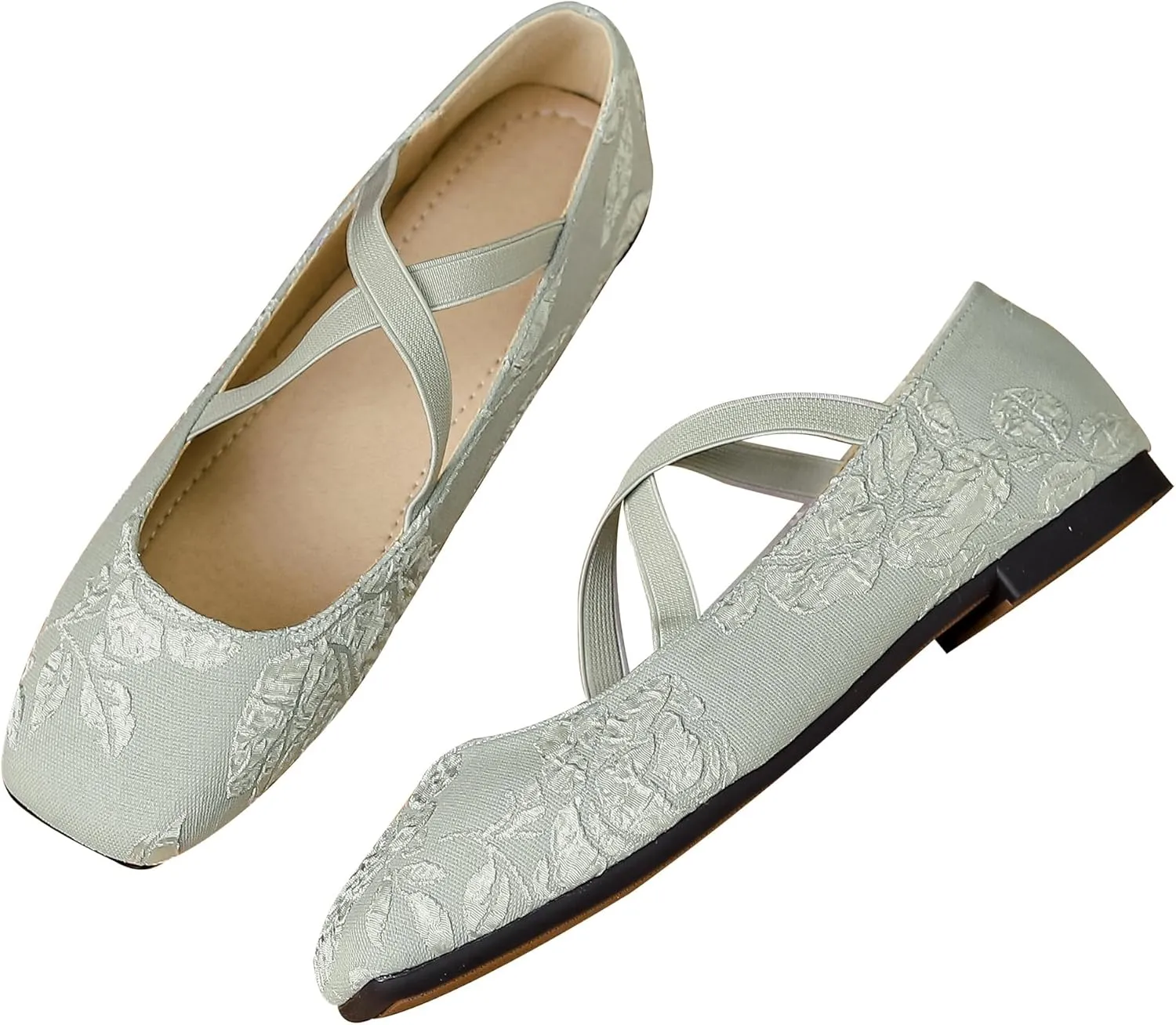 Dear Time Women's Mary Jane Flat Shoes Casual Simple Ballets Comfortable Dressy Office Walking Shoes