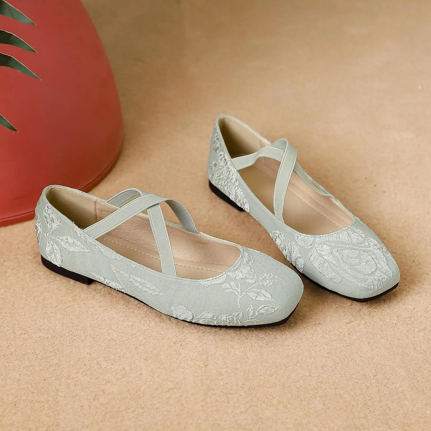 Dear Time Women's Mary Jane Flat Shoes Casual Simple Ballets Comfortable Dressy Office Walking Shoes