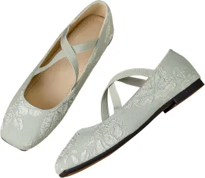 Dear Time Women's Mary Jane Flat Shoes Casual Simple Ballets Comfortable Dressy Office Walking Shoes