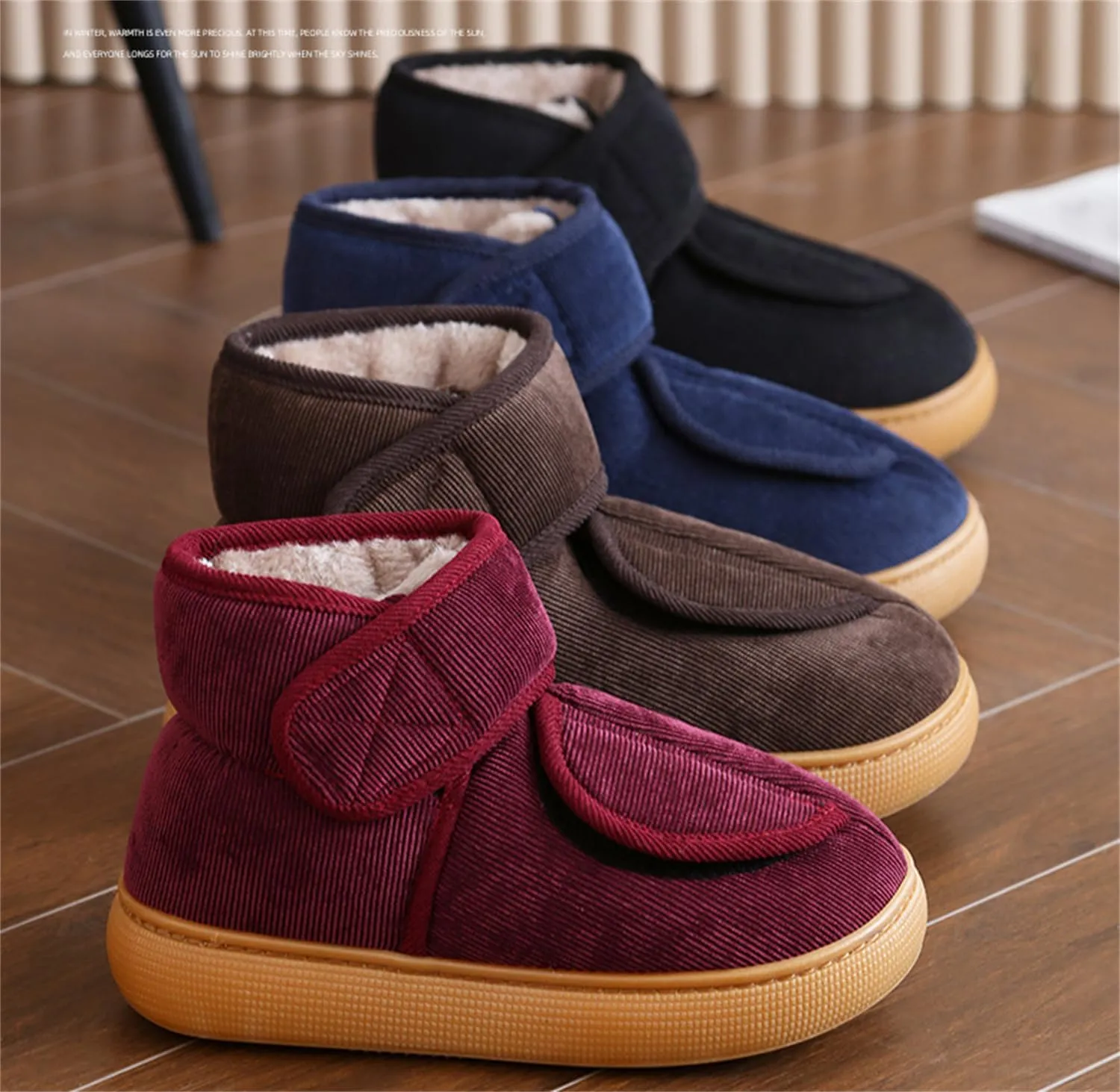 Diabetic Shoes for Women Wide Width, Warm Winter Boots for Elderly, Shoes for Edema and Swollen Feet Women Men
