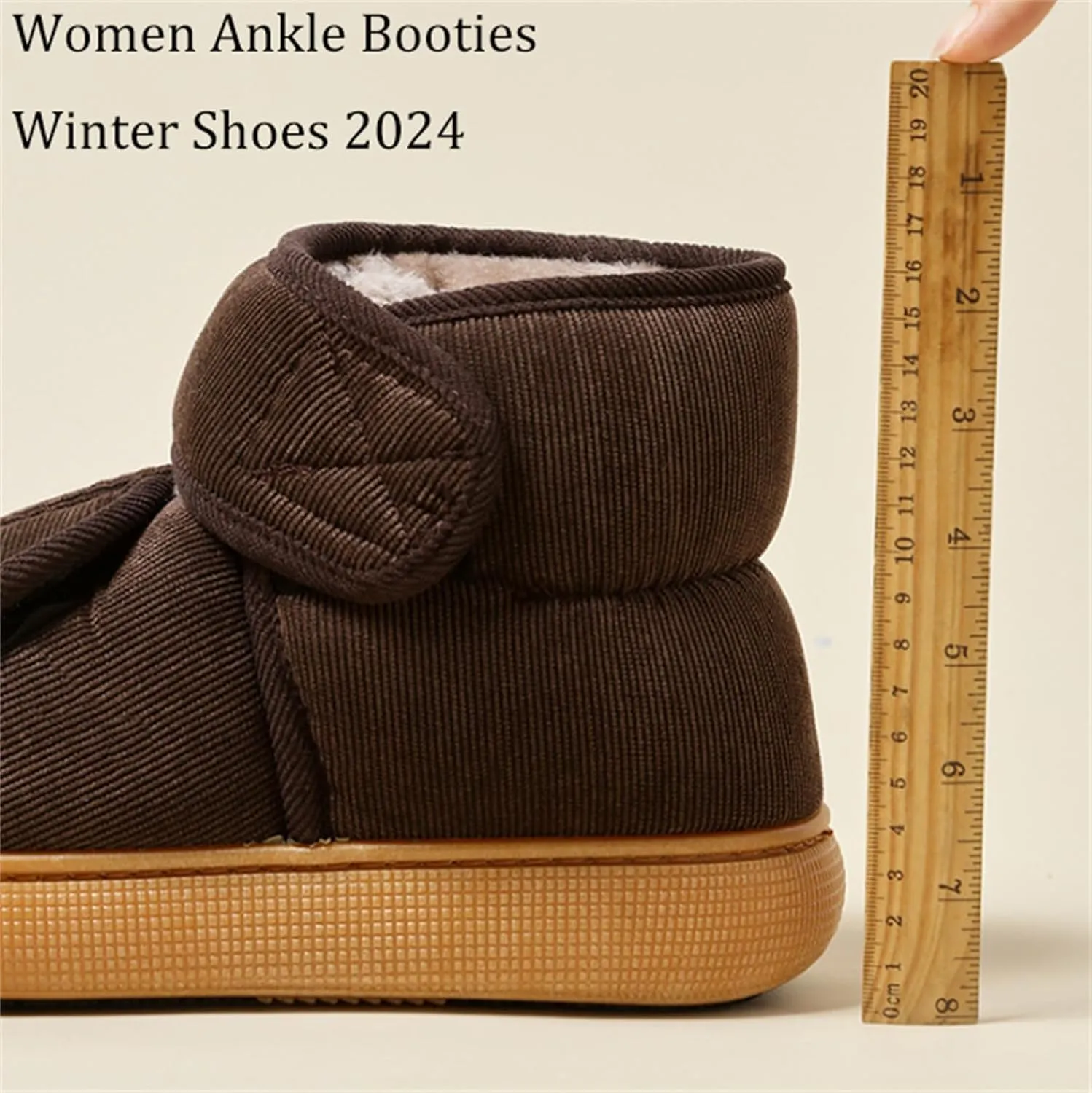 Diabetic Shoes for Women Wide Width, Warm Winter Boots for Elderly, Shoes for Edema and Swollen Feet Women Men