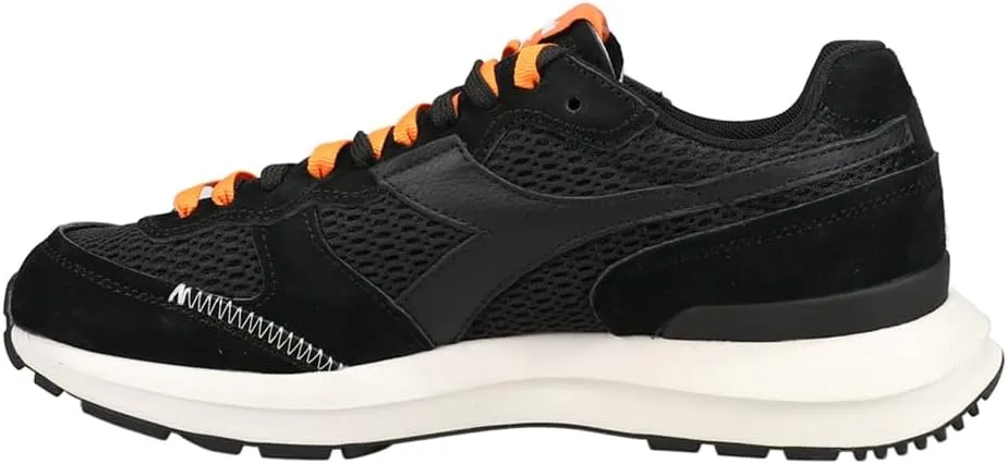 Diadora Womens Kmaro 42 Pigskin Wax Lace Up Sneakers Shoes Casual - Black