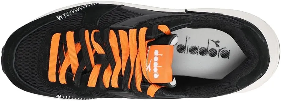 Diadora Womens Kmaro 42 Pigskin Wax Lace Up Sneakers Shoes Casual - Black