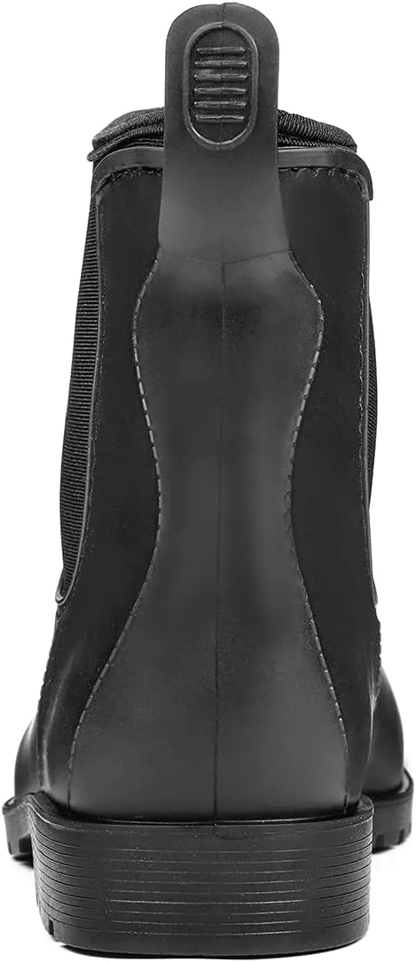 DKSUKO Snow Women's Warm Chelsea Ankle Winter Rain Boots