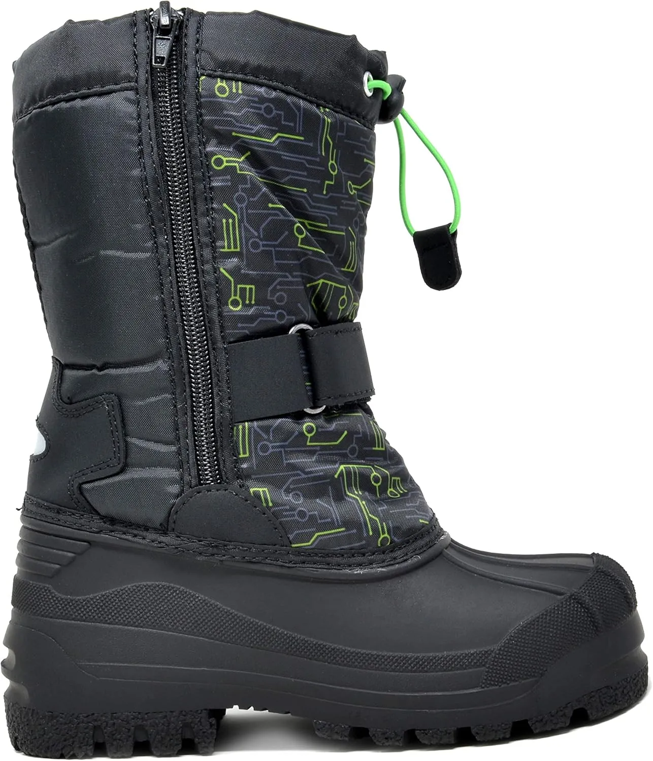 DREAM PAIRS Boys & Girls Mid Calf Water-Resistant Winter Snow Boots for Toddler/Little/Big Kid