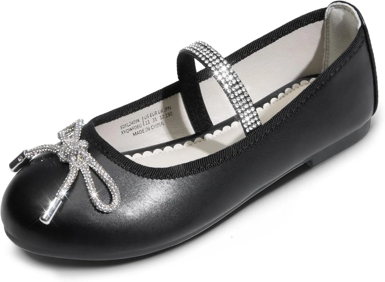 DREAM PAIRS Girls Dress Shoes Slip-on Flower Girl Ballet Flats for Party, Wedding, Performance, Prom, Graduation
