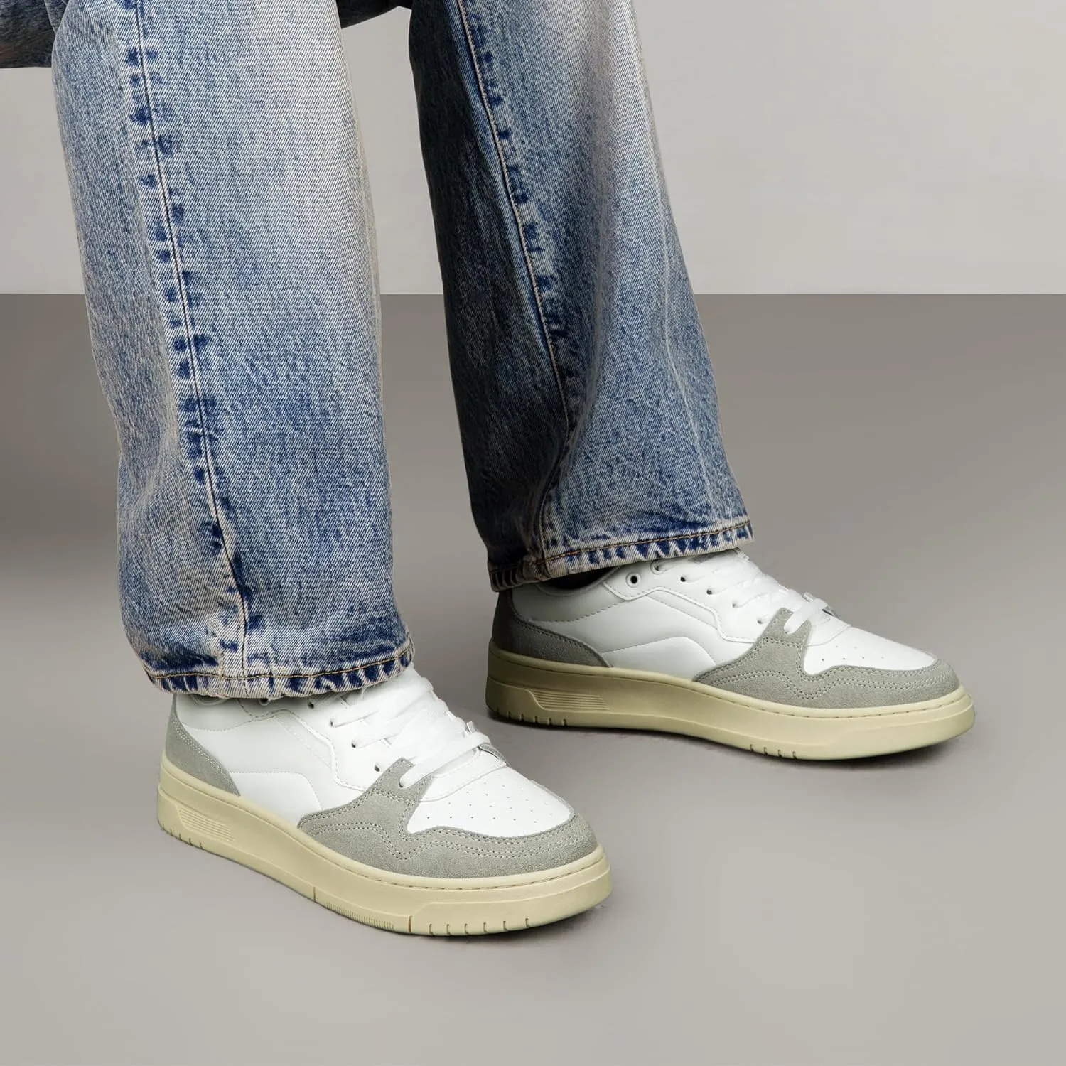 DREAM PAIRS Men's Casual Dress Sneakers Lace-up Skate Shoes Comfortable Retro Fashion Sneakers