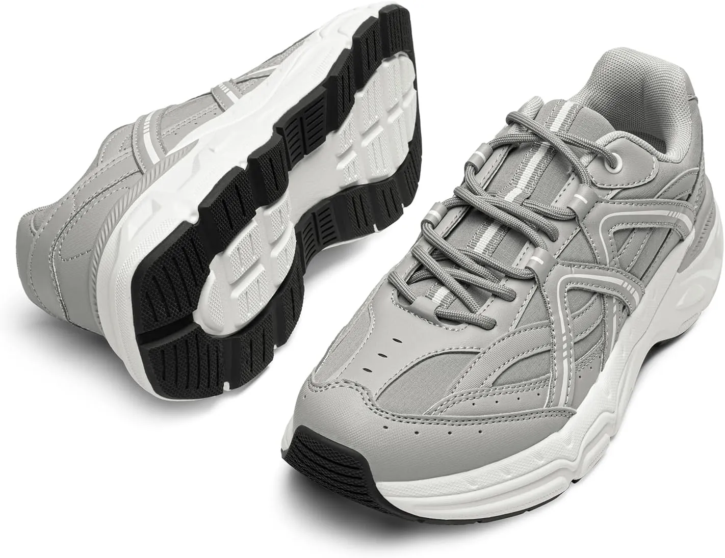 DREAM PAIRS Men's Retro Fashion Sneakers Cam Classic Y2K Chunky Comfortable Casual Lifestyle Walking Tennis Shoes