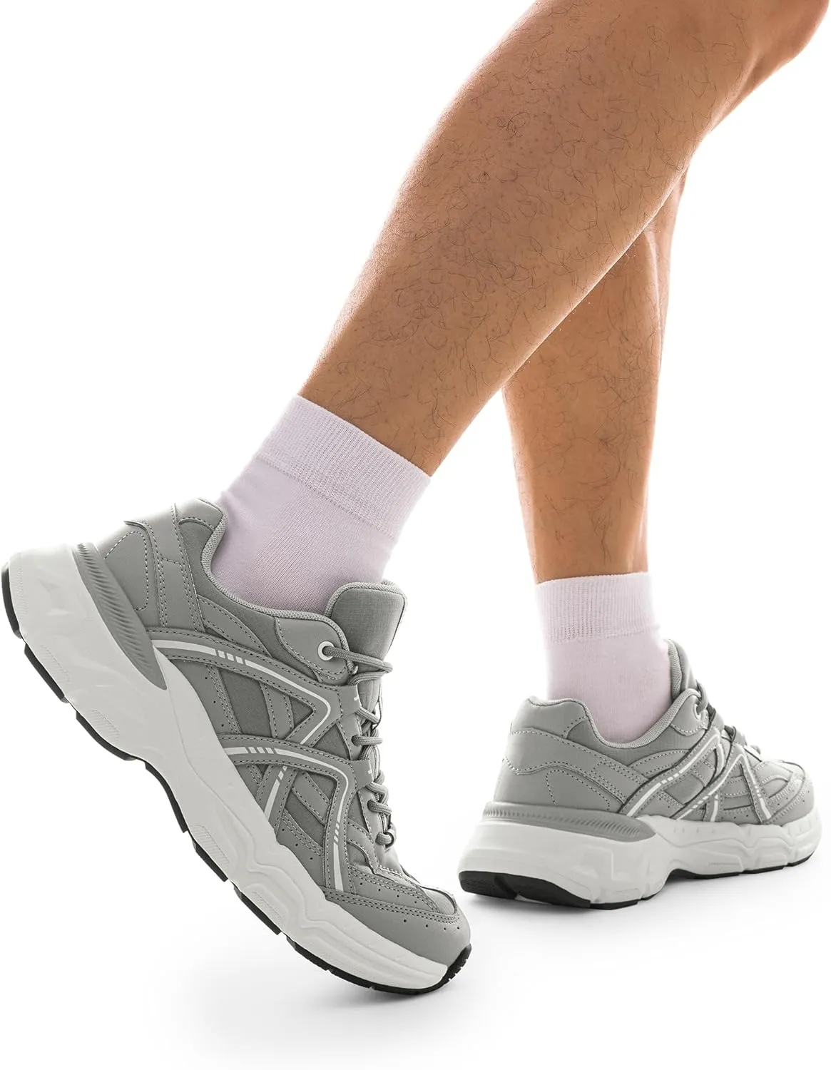 DREAM PAIRS Men's Retro Fashion Sneakers Cam Classic Y2K Chunky Comfortable Casual Lifestyle Walking Tennis Shoes