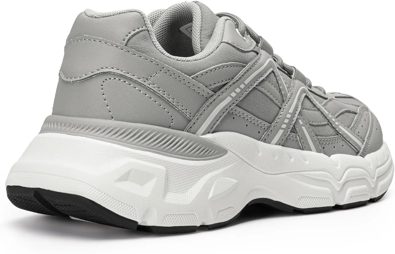 DREAM PAIRS Men's Retro Fashion Sneakers Cam Classic Y2K Chunky Comfortable Casual Lifestyle Walking Tennis Shoes