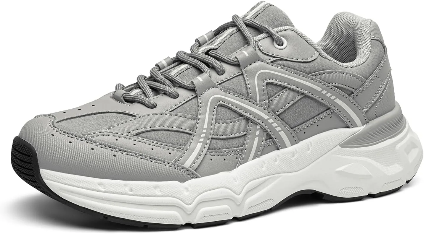DREAM PAIRS Men's Retro Fashion Sneakers Cam Classic Y2K Chunky Comfortable Casual Lifestyle Walking Tennis Shoes