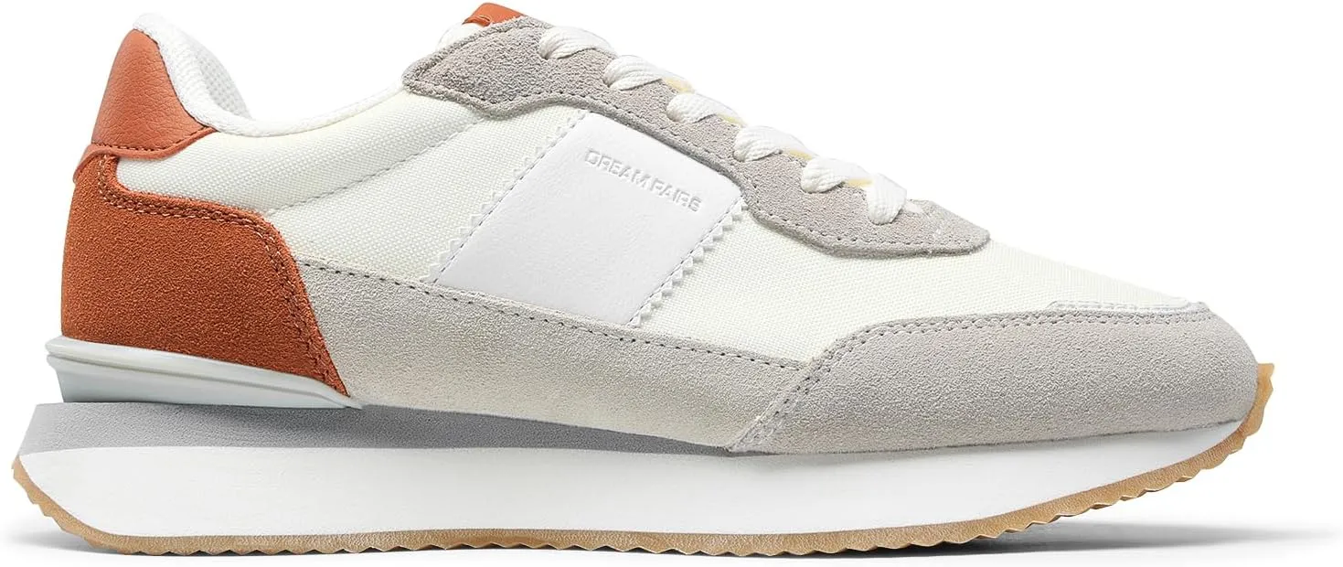 DREAM PAIRS Women Fashion Sneakers Walking Tennis Sports Athletic Comfortable Lightweight Running Lace Up Retro Classic Casual Sneaker