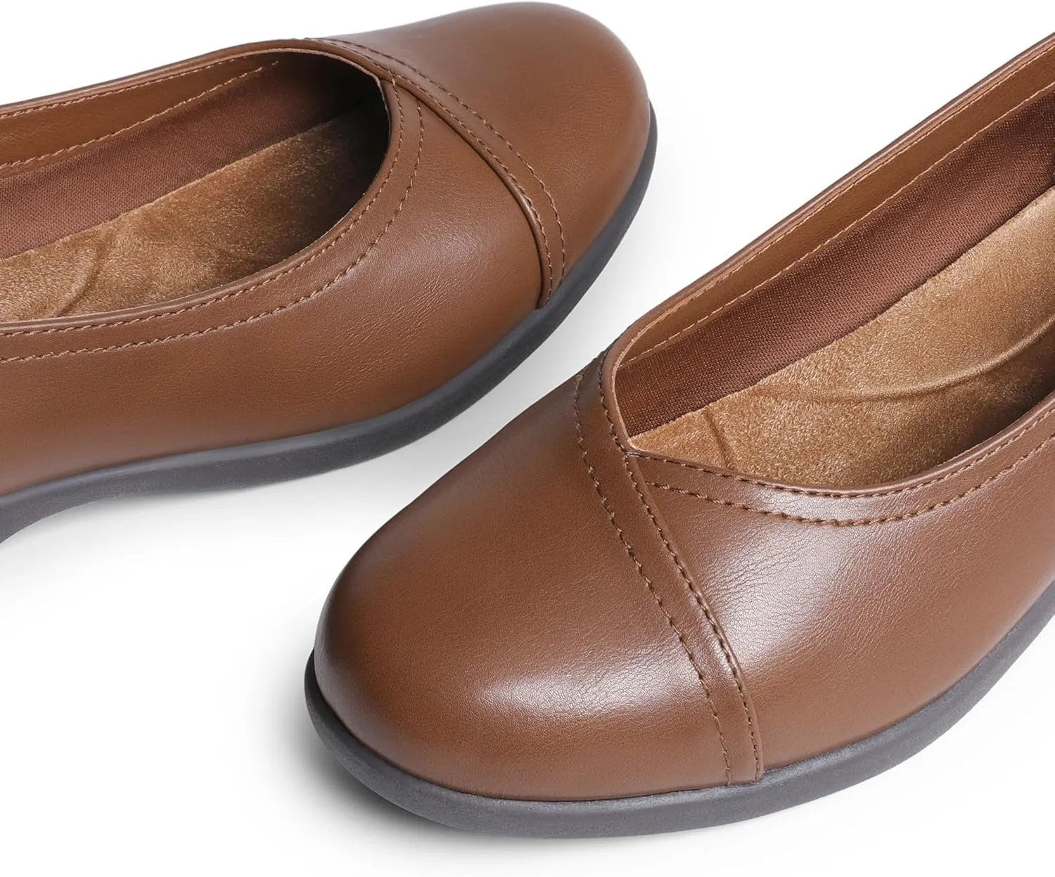 DREAM PAIRS Womens Ballet Flats, Comfortable Slip On Business Office Dress Shoes for Women Dressy and Work with 3D Molded Insole