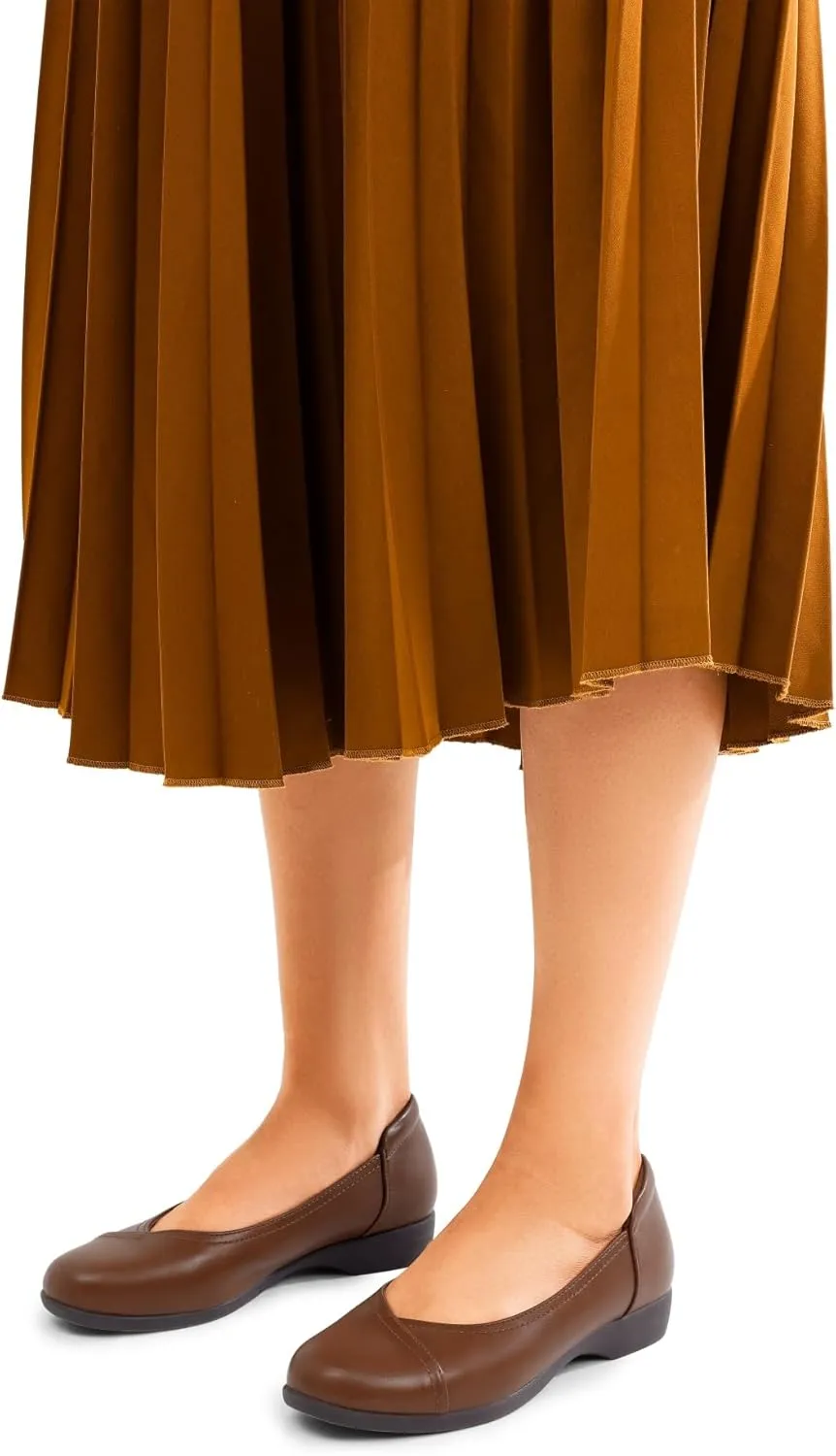 DREAM PAIRS Womens Ballet Flats, Comfortable Slip On Business Office Dress Shoes for Women Dressy and Work with 3D Molded Insole