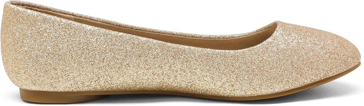 DREAM PAIRS Women's Sole-Simple Ballerina Walking Flats Shoes