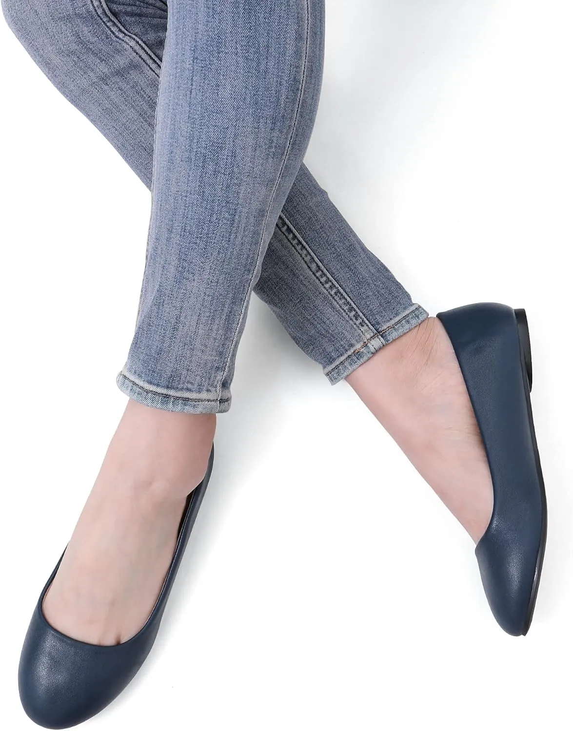 DREAM PAIRS Women's Sole-Simple Ballerina Walking Flats Shoes