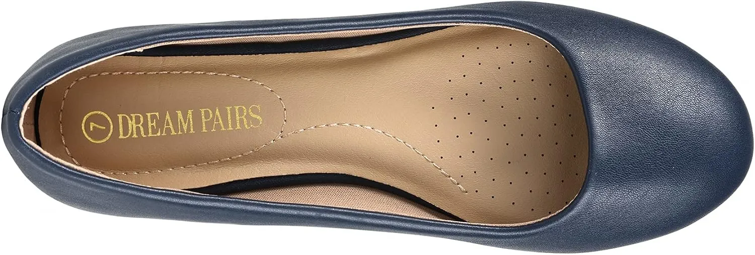 DREAM PAIRS Women's Sole-Simple Ballerina Walking Flats Shoes