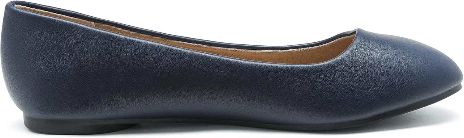 DREAM PAIRS Women's Sole-Simple Ballerina Walking Flats Shoes