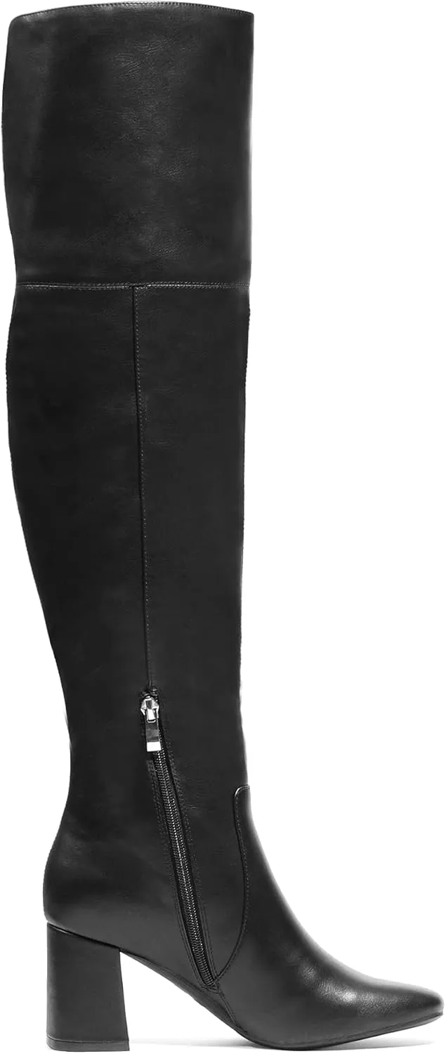 DREAM PAIRS Women’s Thigh High Over the Knee Fashion Chunky Heel Long Boots