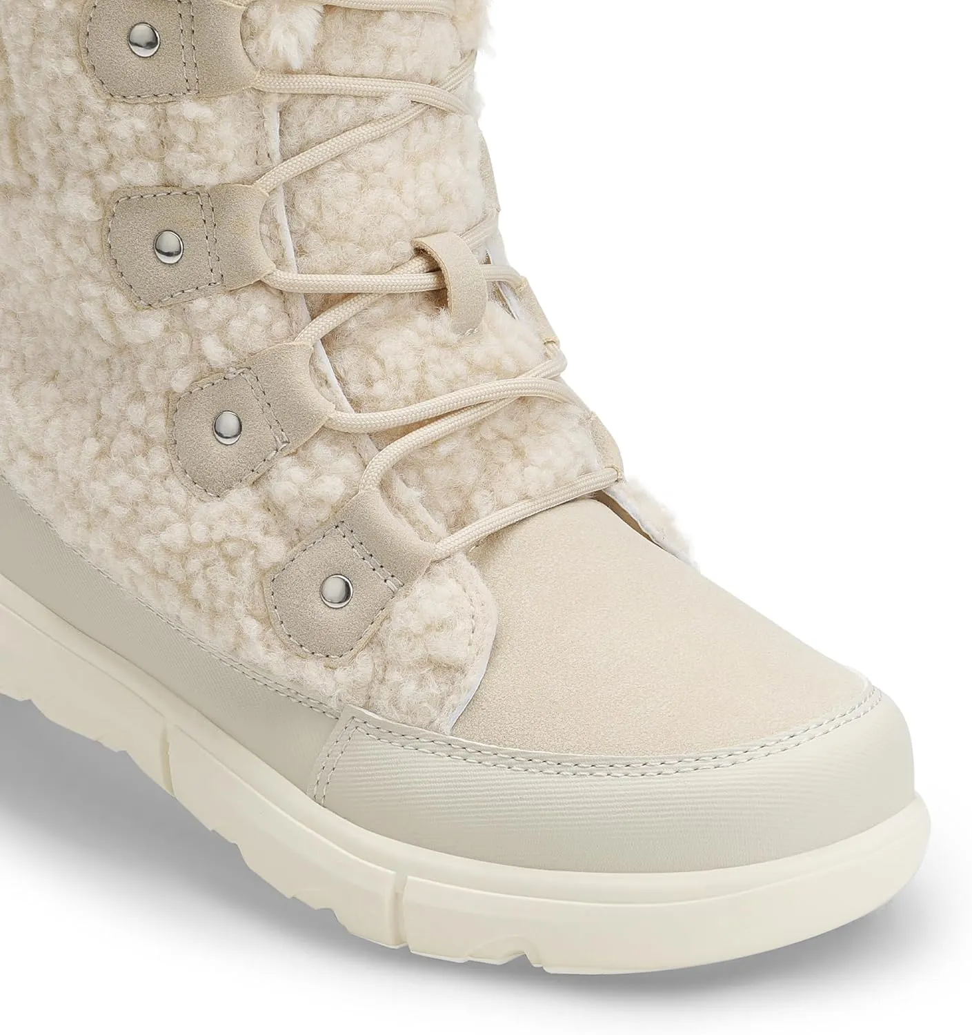 DREAM PAIRS Womens Winter Boots Cozy Faux Fur Anti-Slip Snow Boots Lace Up Comfort Stylish Ankle Booties for Cold Weather City Walk