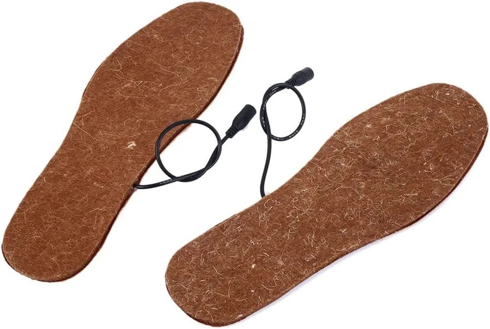 Electric Heating Insoles Winter Keep Warm Foot Shoes Heated for Shoes Boots Heater Warm Foot Pads(Women Size 36-41)