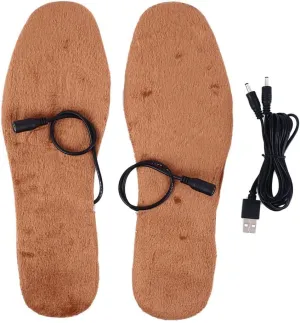 Electric Heating Insoles Winter Keep Warm Foot Shoes Heated for Shoes Boots Heater Warm Foot Pads(Women Size 36-41)