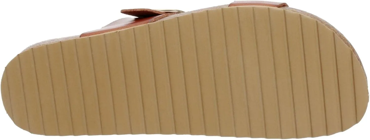 Elena - Women's Casual Two Strap Slip-On Footbed Sandals