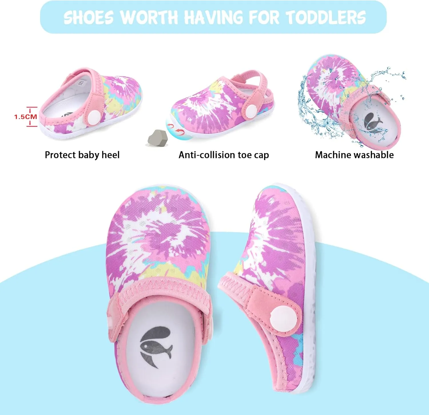 FEETCITY Baby Girl Boys Sandals Slippers Infant First Walker Shoes Summer Crib Shoes