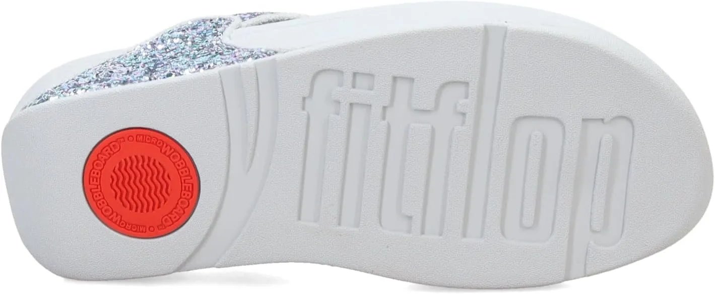 FitFlop Women's Lulu Multi-Tonal Glitter Toe-Post Sandals Wedge