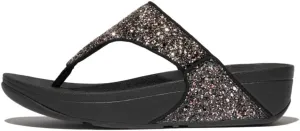 FitFlop Women's Lulu Multi-Tonal Glitter Toe-Post Sandals Wedge