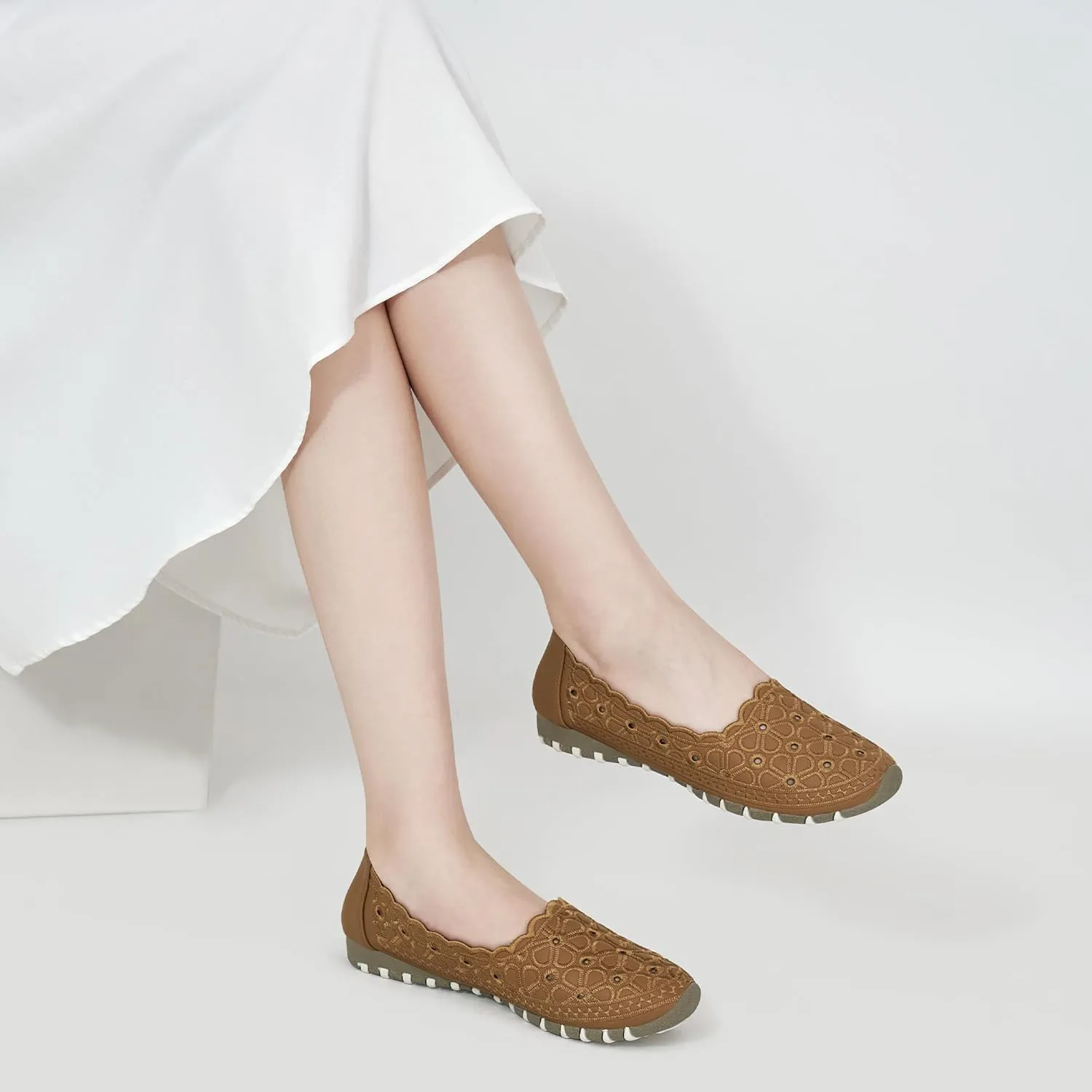 Flats for Women Dressy Comfortable: Closed Toe Dress Ballet Flats Slip on Round Toe Comfort Womens Shoes Work