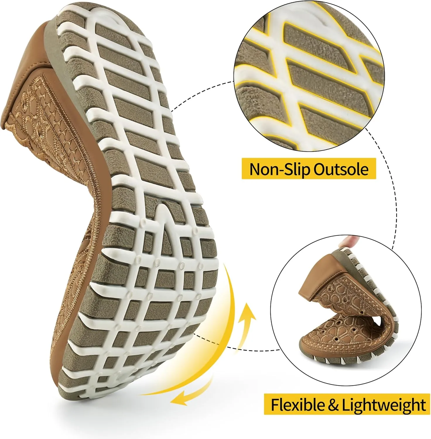 Flats for Women Dressy Comfortable: Closed Toe Dress Ballet Flats Slip on Round Toe Comfort Womens Shoes Work