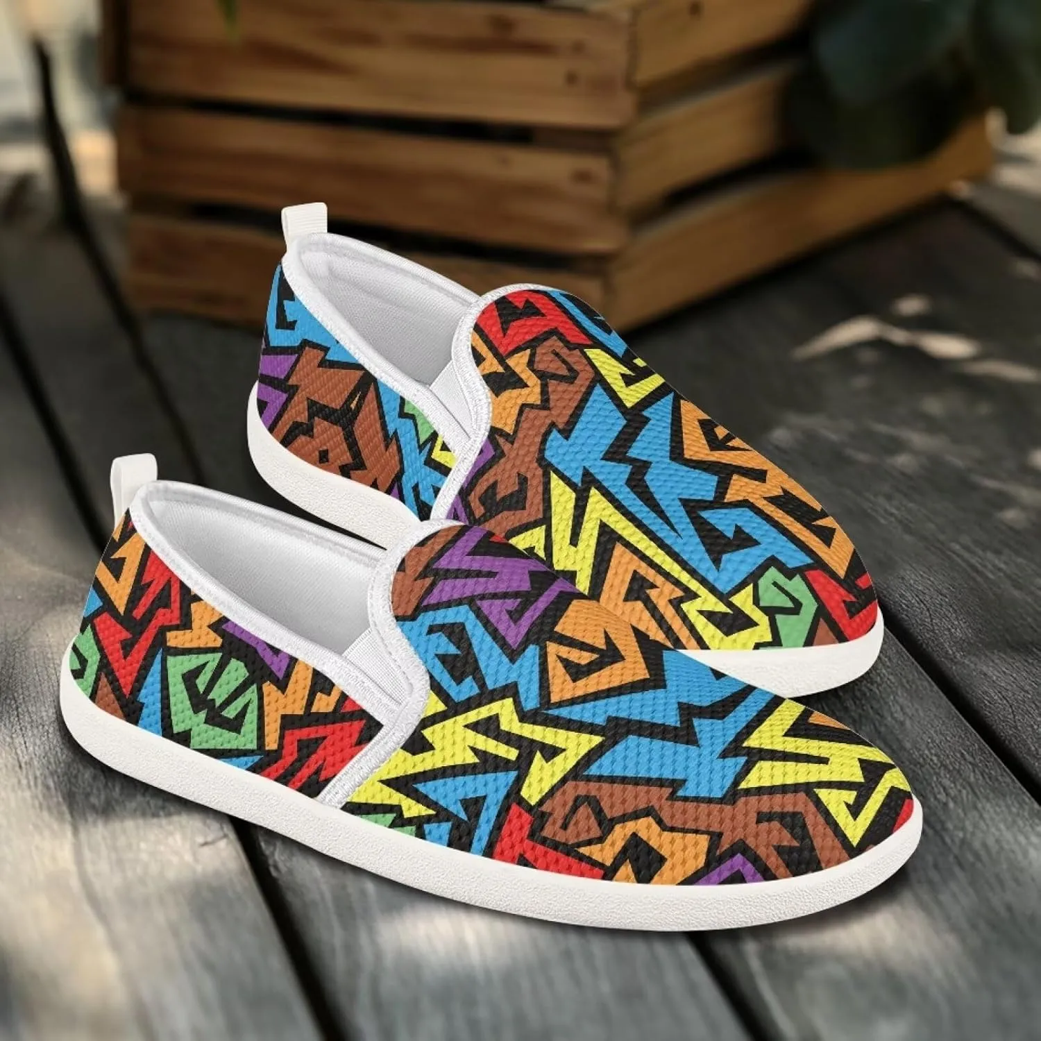 Floral Womens Soft Fashion Flats Comfort Casual Loafers Slip On Walking Shoes Ladies Travel Dress Shoes SizeUS 6-11