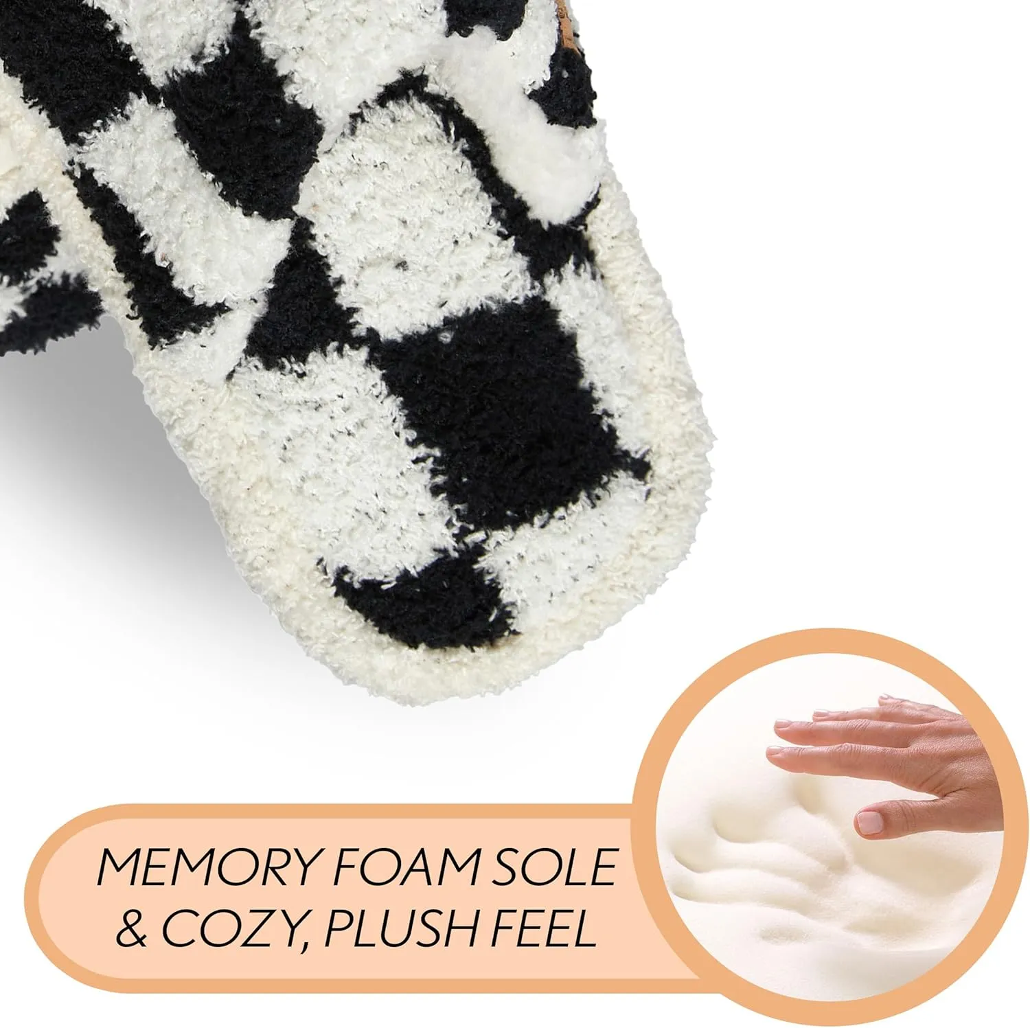 Funky Junque Cozy Microfiber Women's Slippers with Non-Slip Sole - Easter Designs, Spring Patterns