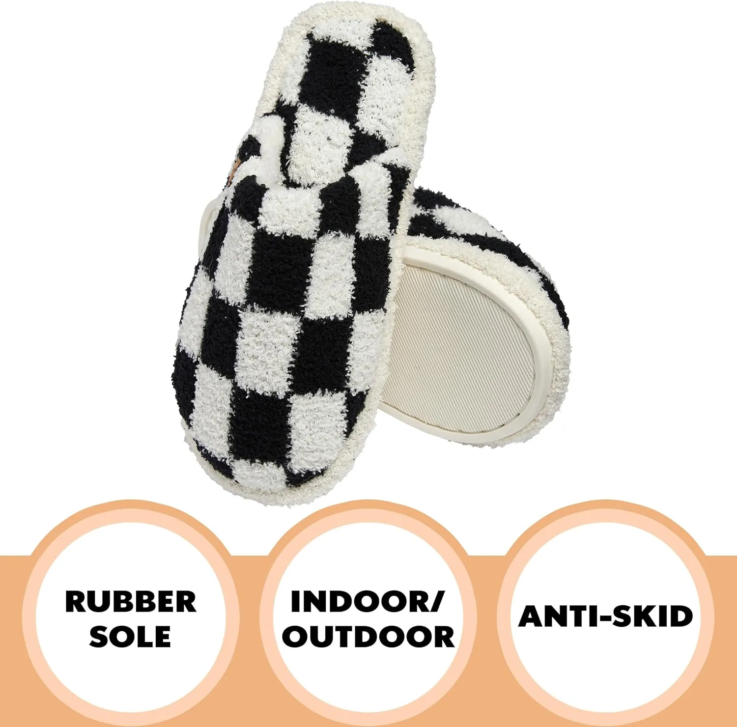 Funky Junque Cozy Microfiber Women's Slippers with Non-Slip Sole - Easter Designs, Spring Patterns