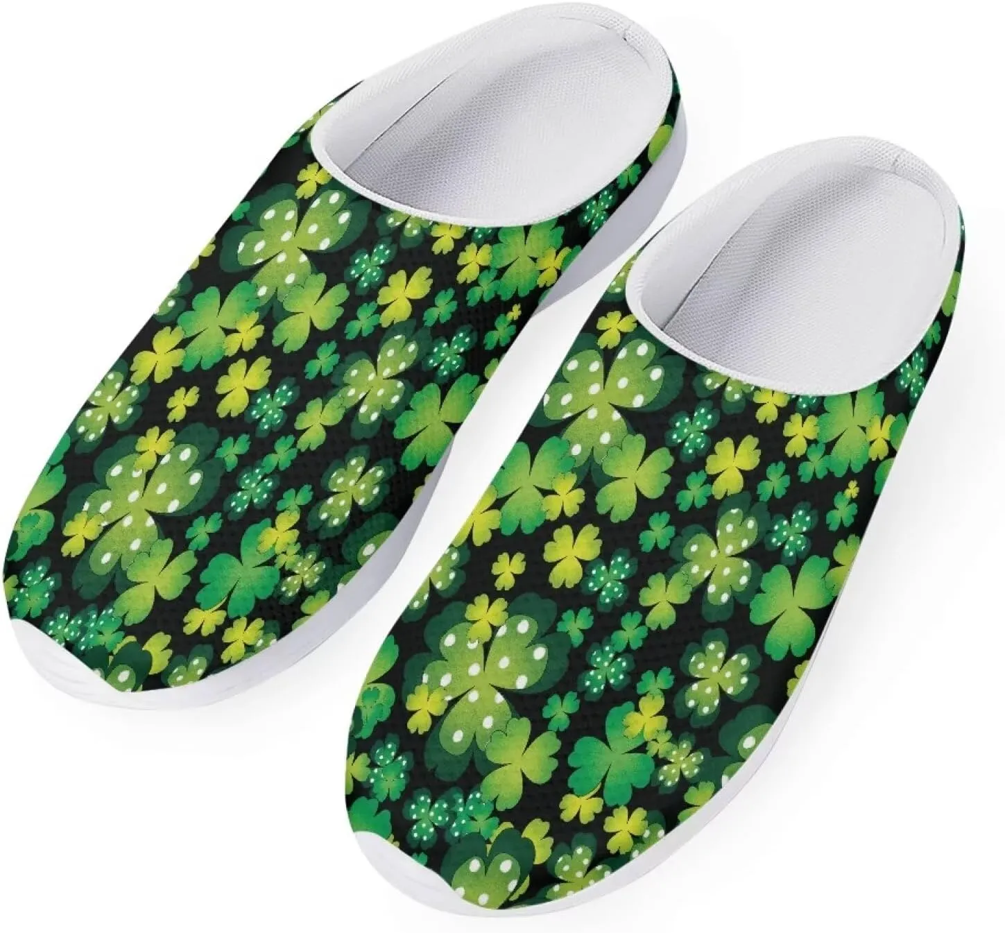 Garden Shoes Womens Slip On Wide Mesh Garden Clogs Rubber Garden Loafers Outdoor Garden Sandals