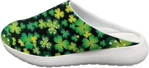 Garden Shoes Womens Slip On Wide Mesh Garden Clogs Rubber Garden Loafers Outdoor Garden Sandals