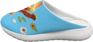 Garden Slip On Shoes for Women Mesh Garden Clogs Rubber Garden Loafers Outdoor Garden Sandals