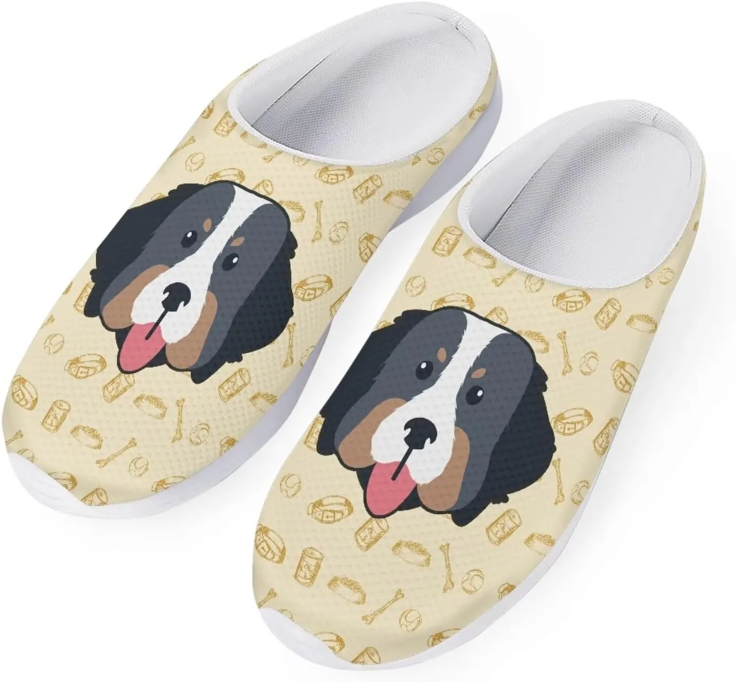 Garden Slip On Shoes for Women Mesh Garden Clogs Rubber Garden Loafers Outdoor Garden Sandals