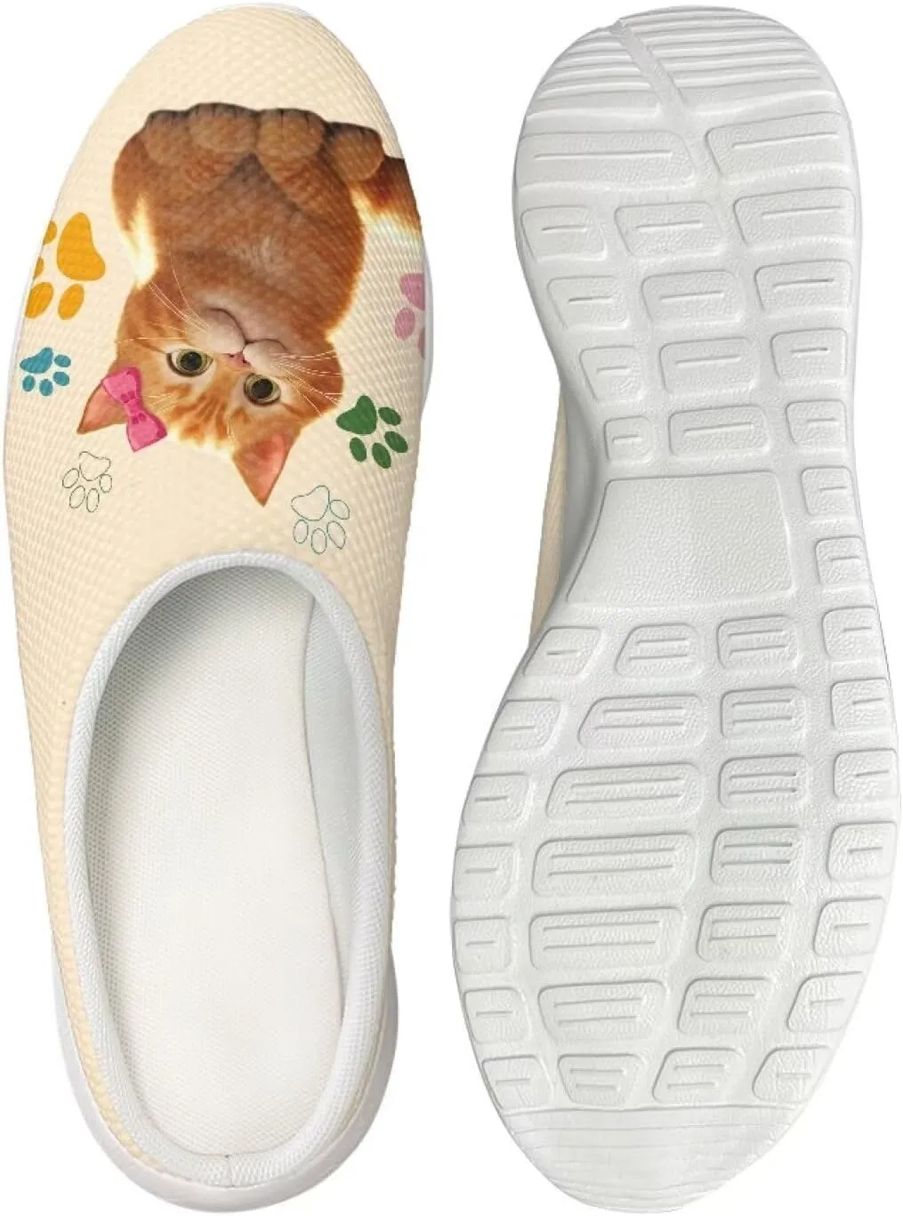 Garden Slip On Shoes for Women Mesh Garden Clogs Rubber Garden Loafers Outdoor Garden Sandals