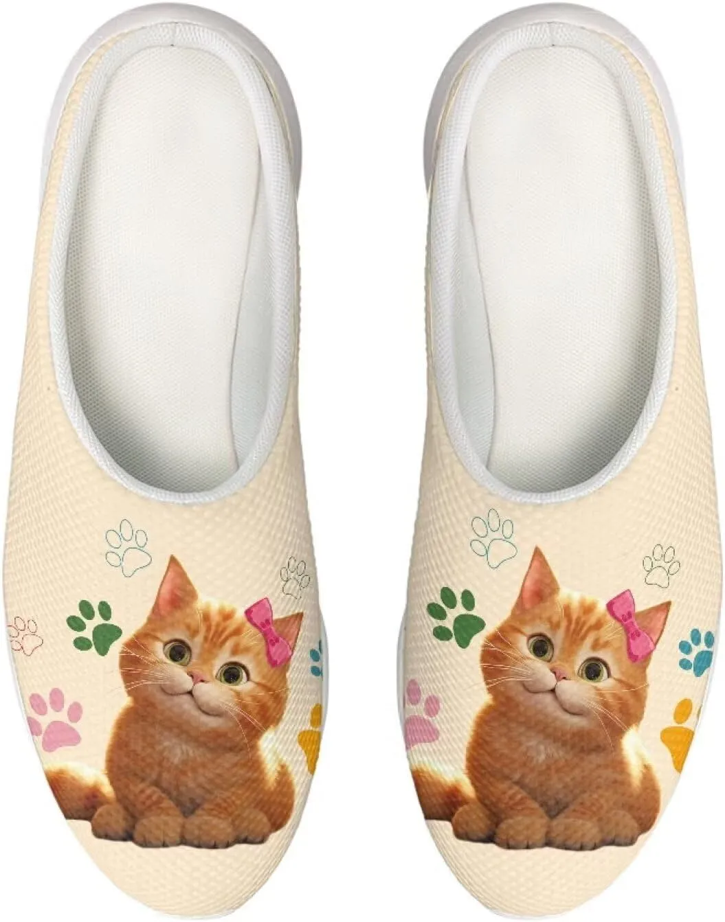 Garden Slip On Shoes for Women Mesh Garden Clogs Rubber Garden Loafers Outdoor Garden Sandals