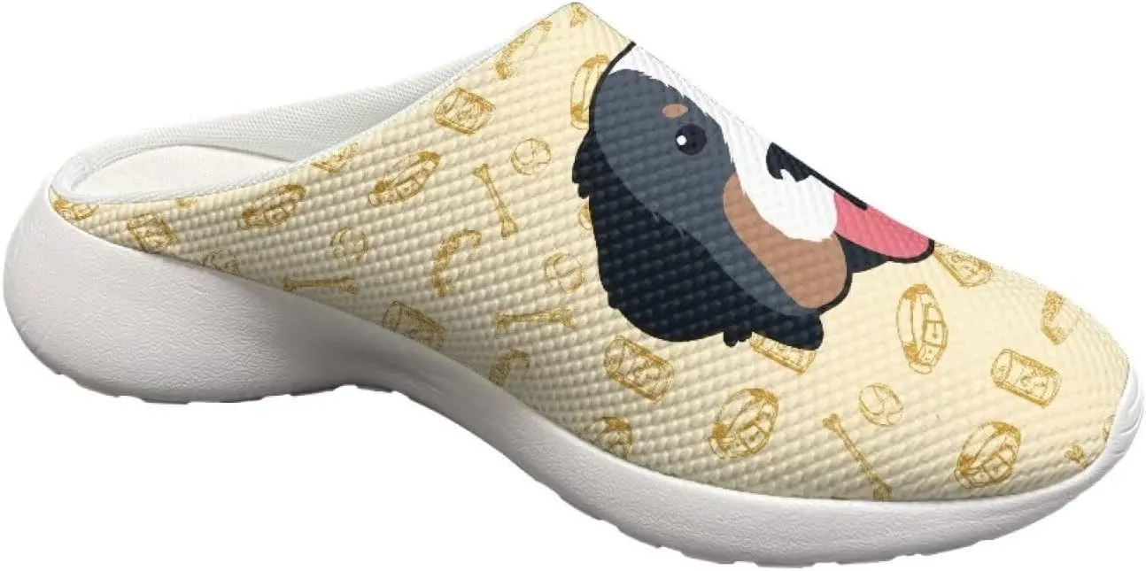 Garden Slip On Shoes for Women Mesh Garden Clogs Rubber Garden Loafers Outdoor Garden Sandals
