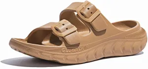GLOBALWIN Recovery Slides For Women Mia Comfortable Sandals With Arch Support Indoor Outdoor Cloud Slippers Reduce Stress on Feet Lightweight